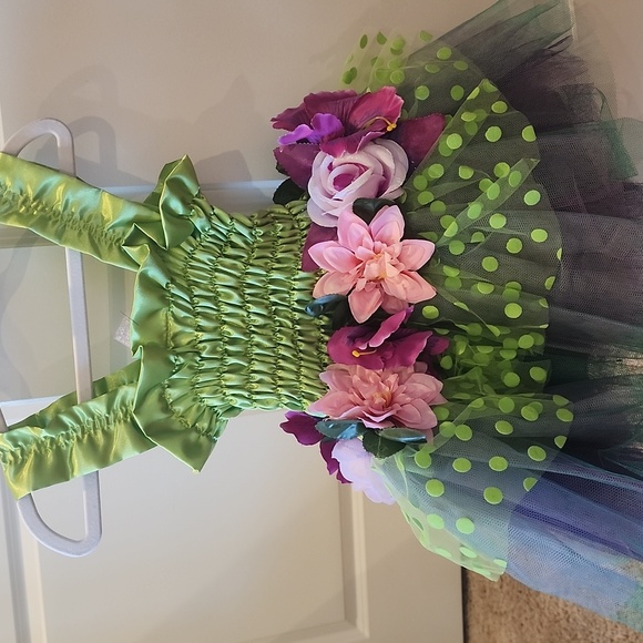 Great Pretenders Fairy Blooms Deluxe Dress with Wings sz 3 - 4 - Picture 9 of 11